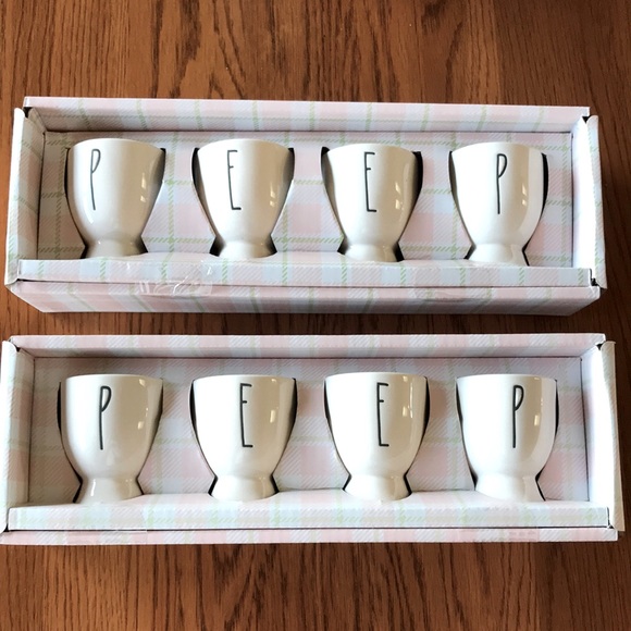 NWT Rae Dunn PEEP Egg Holder (2 Sets) - Picture 2 of 6